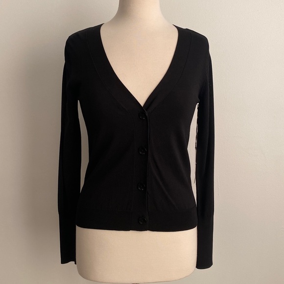 Leith Sweaters - Leith Black Cardigan Size XXS NWT